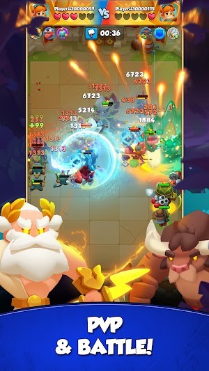 Castle Duels cho bạn tham gia vào các trận đấu PvP