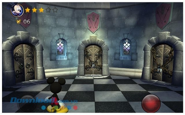 Nhân vật chuột Mickey trong game Castle of Illusion