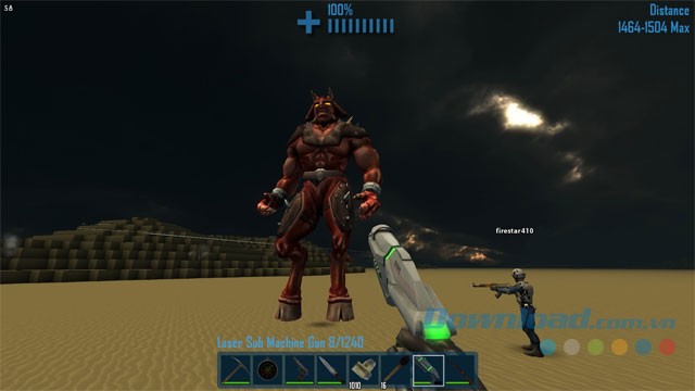 Đối đầu với zombie, rồng, quái vật