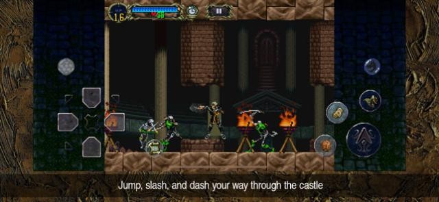 Chạy, nhảy, lao đi và chặt chém đã tay khắp lâu đài rộng lớn của Ma cà rồng