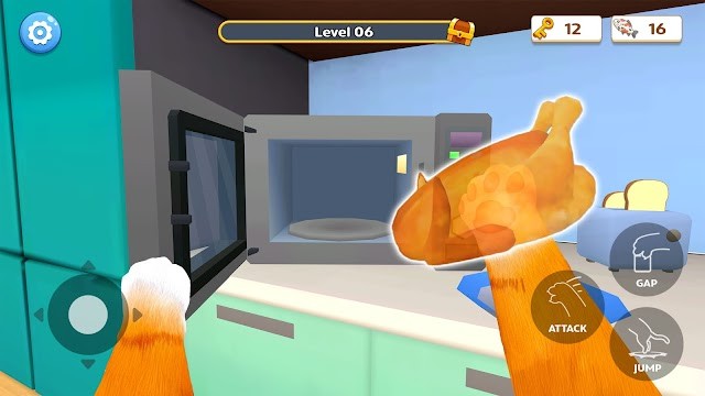 Bạn trở thành con mèo nghịch ngợm, phá phách khắp ngôi nhà trong game Cat Chaos: Prankster