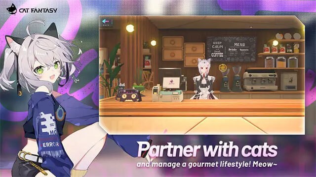 Làm bạn với những cô gái mèo và tận hưởng cuộc sống healing trong quán cà phê