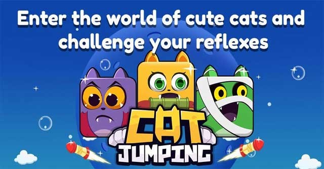 Kiểm tra kỹ năng phản xạ của bạn với game vui Cat Jumping cho Android