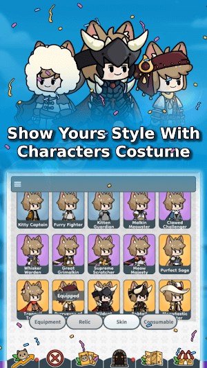 Thể hiện phong cách bằng cách tùy chỉnh nhân vật với nhiều trang phục