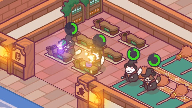 Nhiều lớp học phép thuật khác nhau