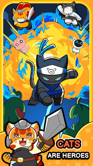 Lãnh đạo các anh hùng mèo bảo vệ trái đất