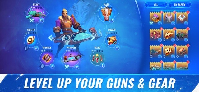 Nâng cấp trang thiết bị và súng của bạn