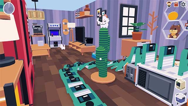 Tạo ra một không gian độc đáo để chơi đùa với mèo