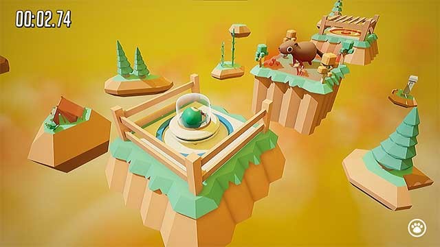 Bạn sẽ điều khiển một con tàu vũ trụ lắc lư đi hút các loài động vật kỳ lạ