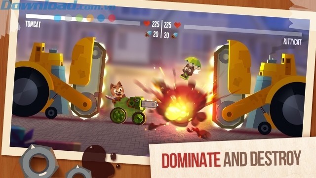 Phá hủy càng nhiều phương tiện của đối phương càng tốt