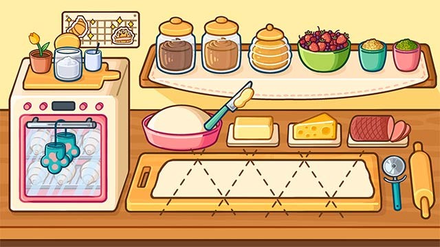 Khám phá nhiều công thức mới khi tiến bộ trong game Cats and Cups