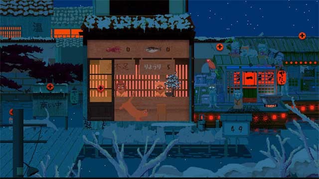 Mỗi khoảng thời gian trong Cats Diner game đều được thiết kế ấn tượng