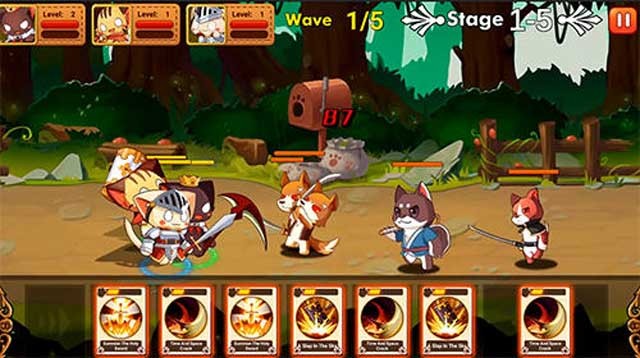 Đồng hành cùng các chiến binh mèo dễ thương trong game hành động vui nhộn Cats King for Android