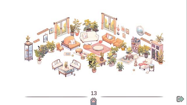 Cats Spotter là game mô phỏng tìm mèo có đồ họa cực chill