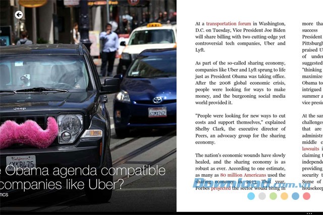 Ứng dụng đọc báo hấp dẫn