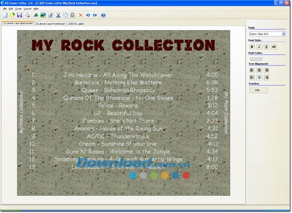 CD-Cover Editor