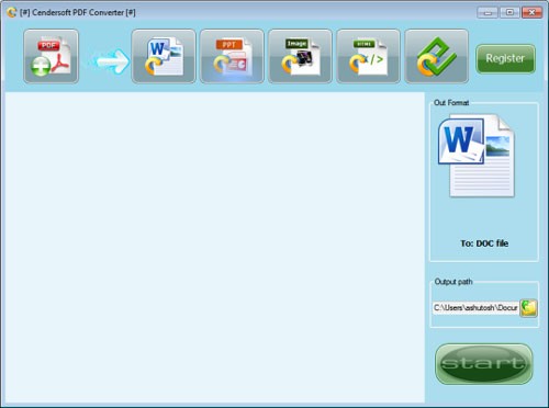 Cendarsoft PDF Converter