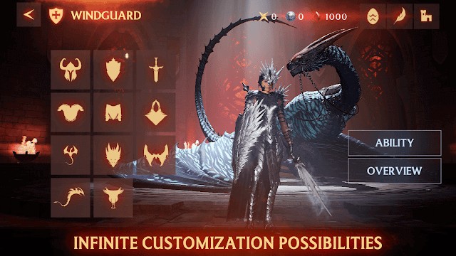 Tùy chỉnh diện mạo, khả năng cho rồng và người cưỡi rồng