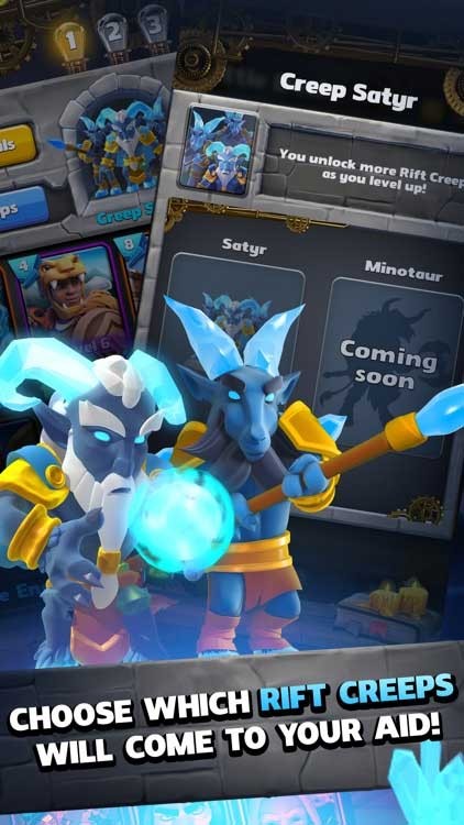 Chọn nhân vật Rift Creep để hỗ trợ trong cuộc chiến