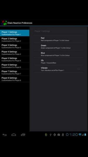 Người chơi được chọn màu bóng