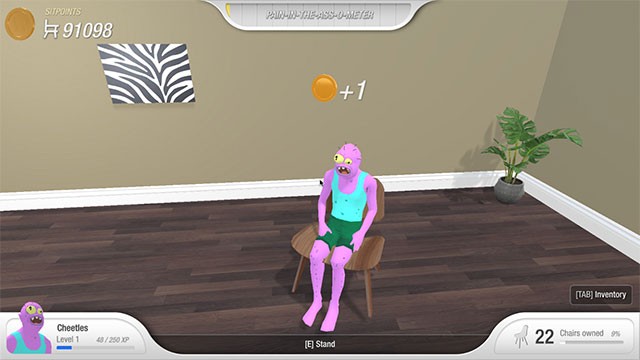 Chair Simulator mô phỏng kỹ năng ngồi ghế độc đáo