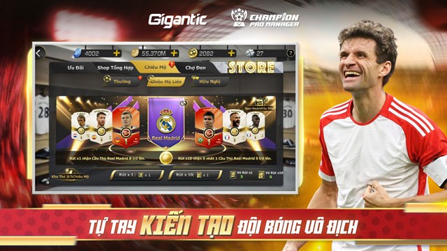 Tự tay kiến tạo, đội bóng vô địch