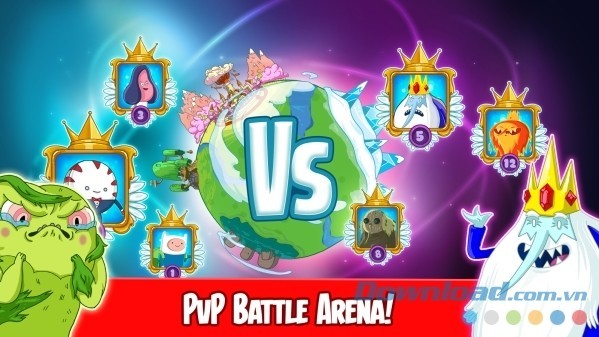 Champions and Challengers - Adventure Time cho Android có chế độ thi đấu trên đấu trường PvP kịch tính