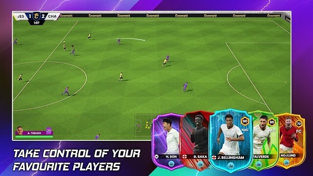 Kiểm soát các cầu thủ yêu thích trên sân cỏ trong game bóng đá Champions Elite Football: BETA