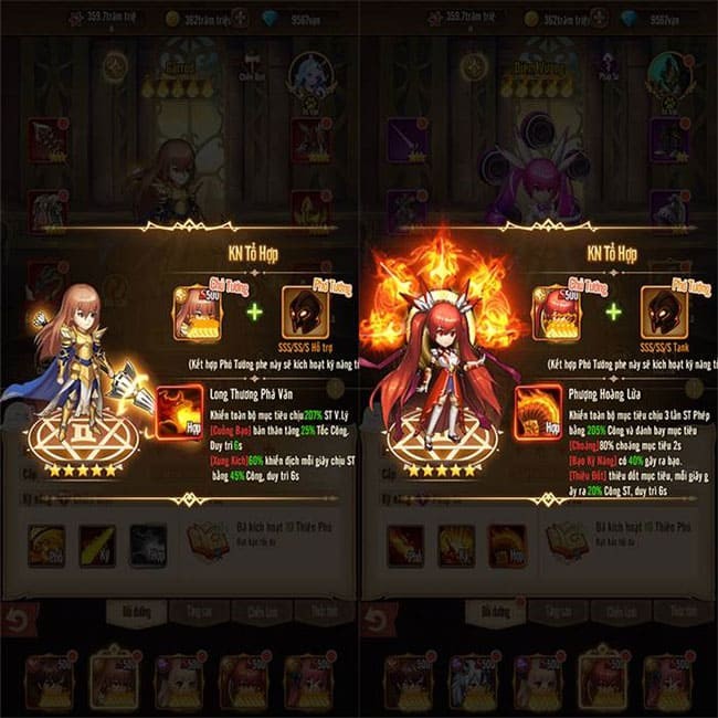 Giao diện chơi game Chaos Battle: Vĩnh Hằng Chiến