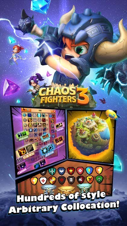 Chaos Fighters 3 cho phép bạn kết hợp nhiều kỹ năng với nhau