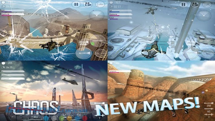 Nhiều địa điểm chiến đấu có thực