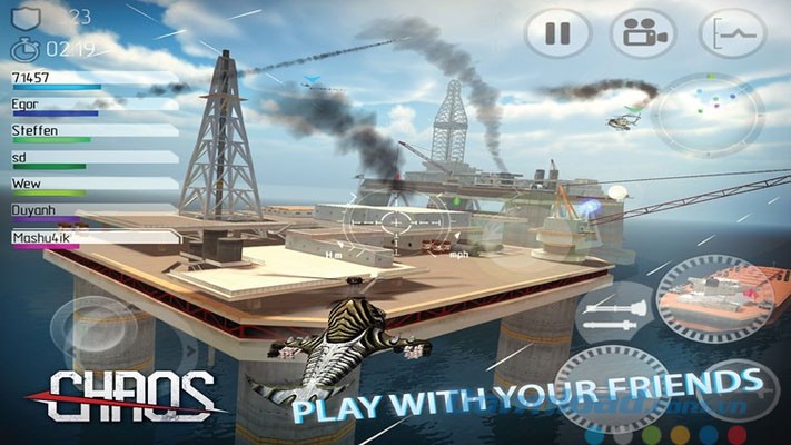 Chơi với bạn bè trực tuyến