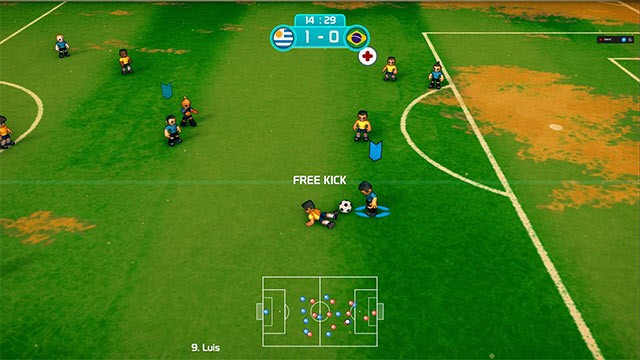 Khám phá vô số chế độ chơi và giải đấu lớn nhỏ trong Charrua Soccer game
