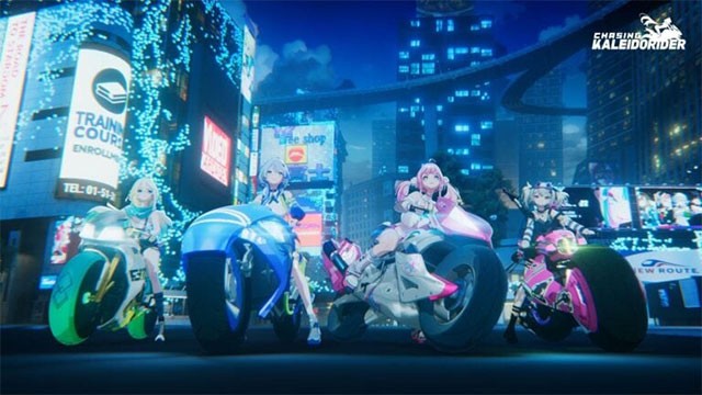 Chasing Kaleidorider cho bạn tham gia cuộc đua cùng các cô gái xinh đẹp