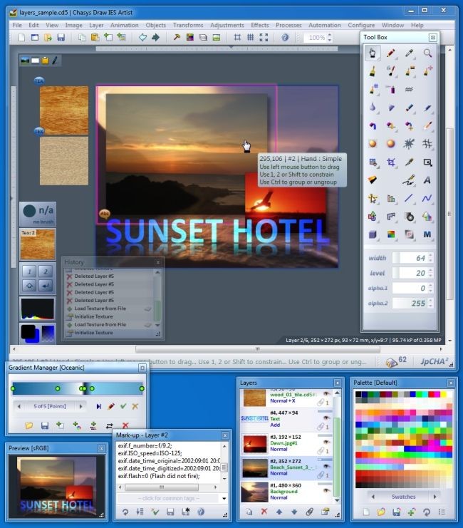 Phần mềm sửa ảnh Chasys Draw IES