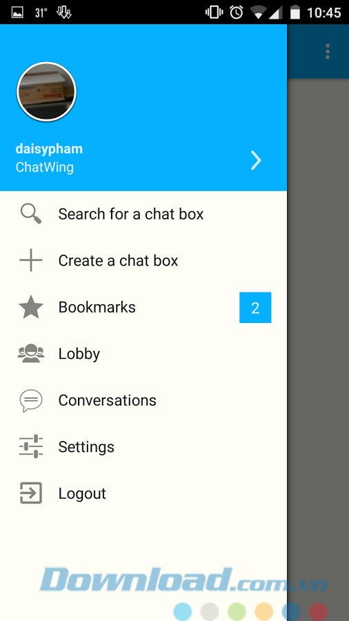 Các lựa chọn trong ứng dụng