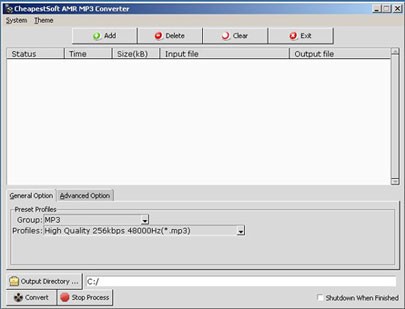Cheapestsoft AMR MP3 Converter