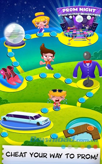 Các cấp độ chơi trong game Cheating Tom 2