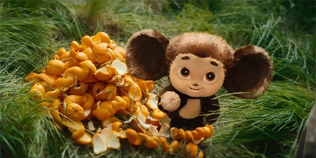 Nhân vật chính của bộ phim Chebi: My Fluffy Friend là chú gấu Cheburashka, biểu tượng của nước Nga