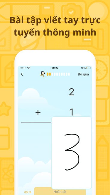 Bài tập viết tay trực tuyến