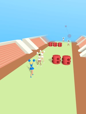 Cheerleader Run 3D là game người chạy thú vị