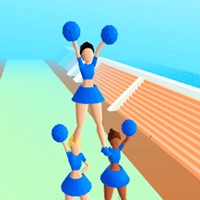 Cheerleader Run 3D iOS 1.0.7.2 - Xây dựng đội hoạt náo viên