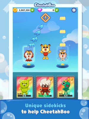 Chọn nhân vật hỗ trợ để giúp đỡ CheetahBoo