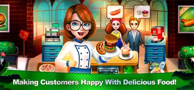 Phục vụ khách hàng những món ăn thơm ngon hấp dẫn trong Chef Dash