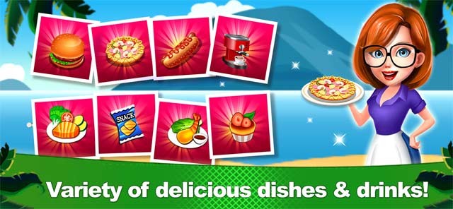 Phục vụ nhiều món ăn và đồ uống tuyệt vời