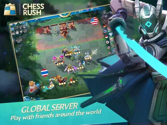 Server toàn cầu - lập nhóm với bạn bè hoặc tranh tài cùng game thủ trên toàn thế giới