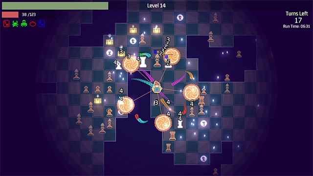 Liên tục nâng cấp build để chinh phục những đấu trường dày đặc kẻ thù của Chess Survivors game