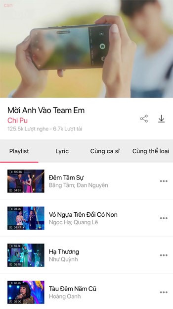 Playlist nhạc