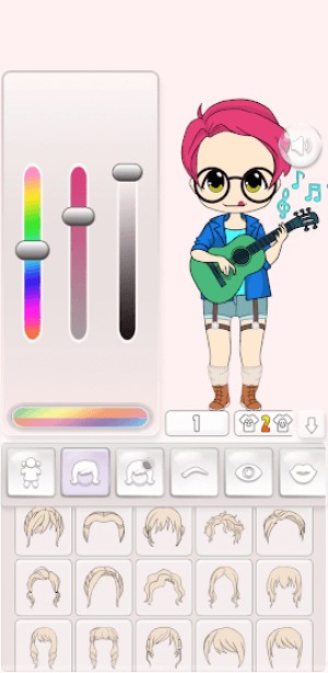 Chọn kiểu tóc, màu tóc