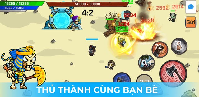 Game sinh tồn, thử thách cùng bạn bè